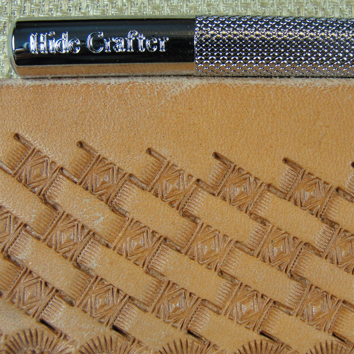 Small Diamond Basket Weave Leather Stamp | Pro Leather Carvers