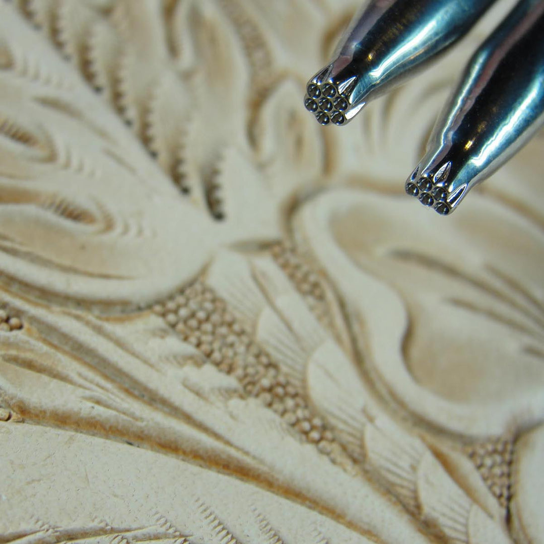 Round Grounder Leather Stamp Set - Barry King | Pro Leather Carvers