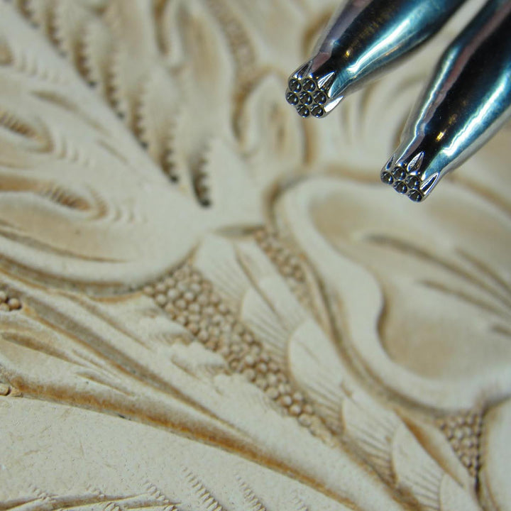 Round Grounder Leather Stamp Set - Barry King | Pro Leather Carvers