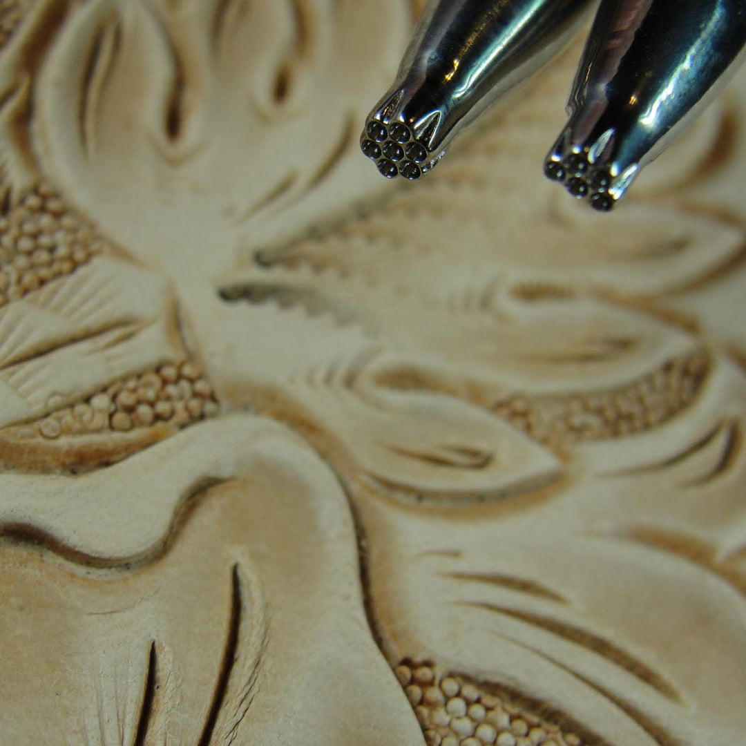 Round Grounder Leather Stamp Set - Barry King | Pro Leather Carvers