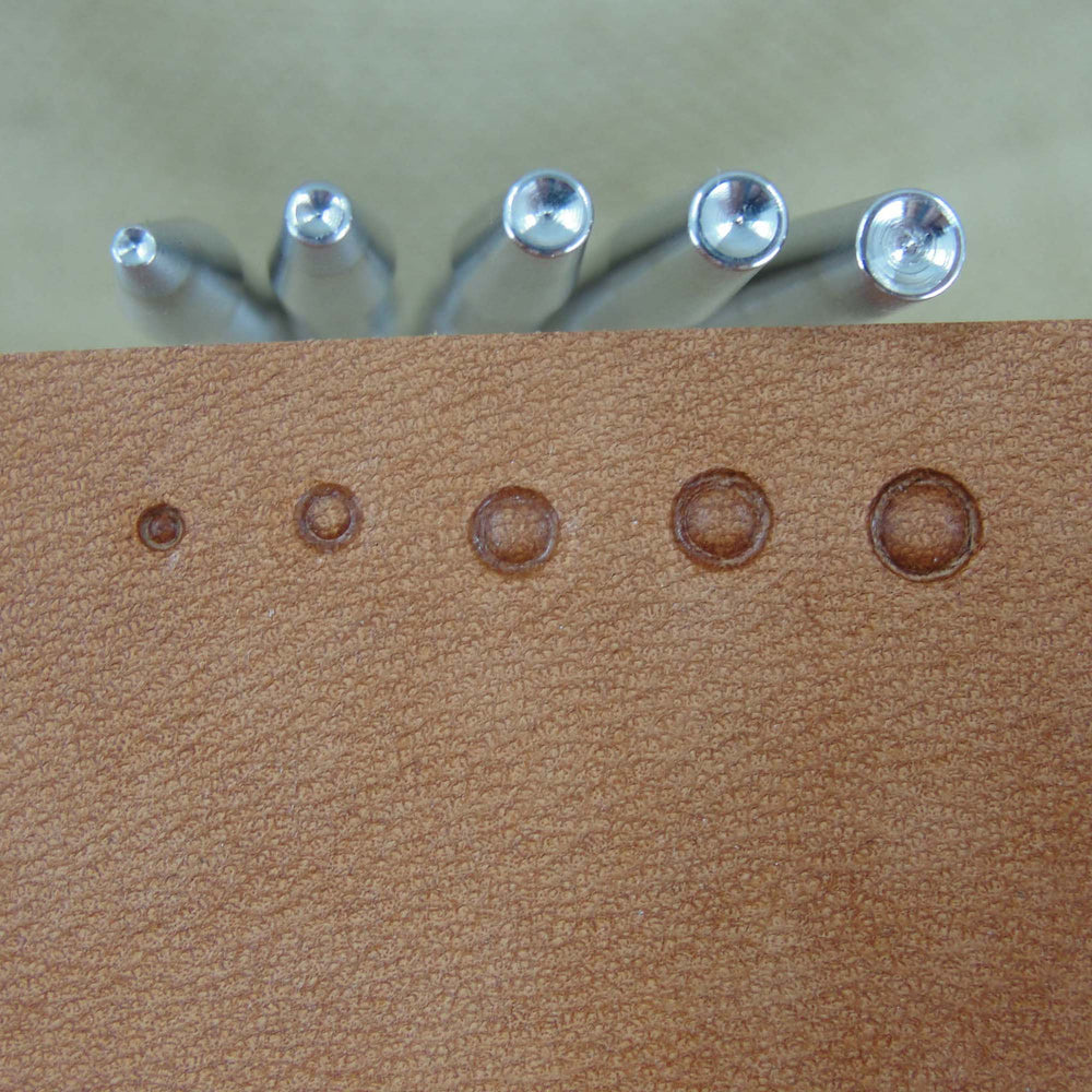 Set of 5 Seeder Stamping Tools - Stainless Steel | Pro Leather Carvers