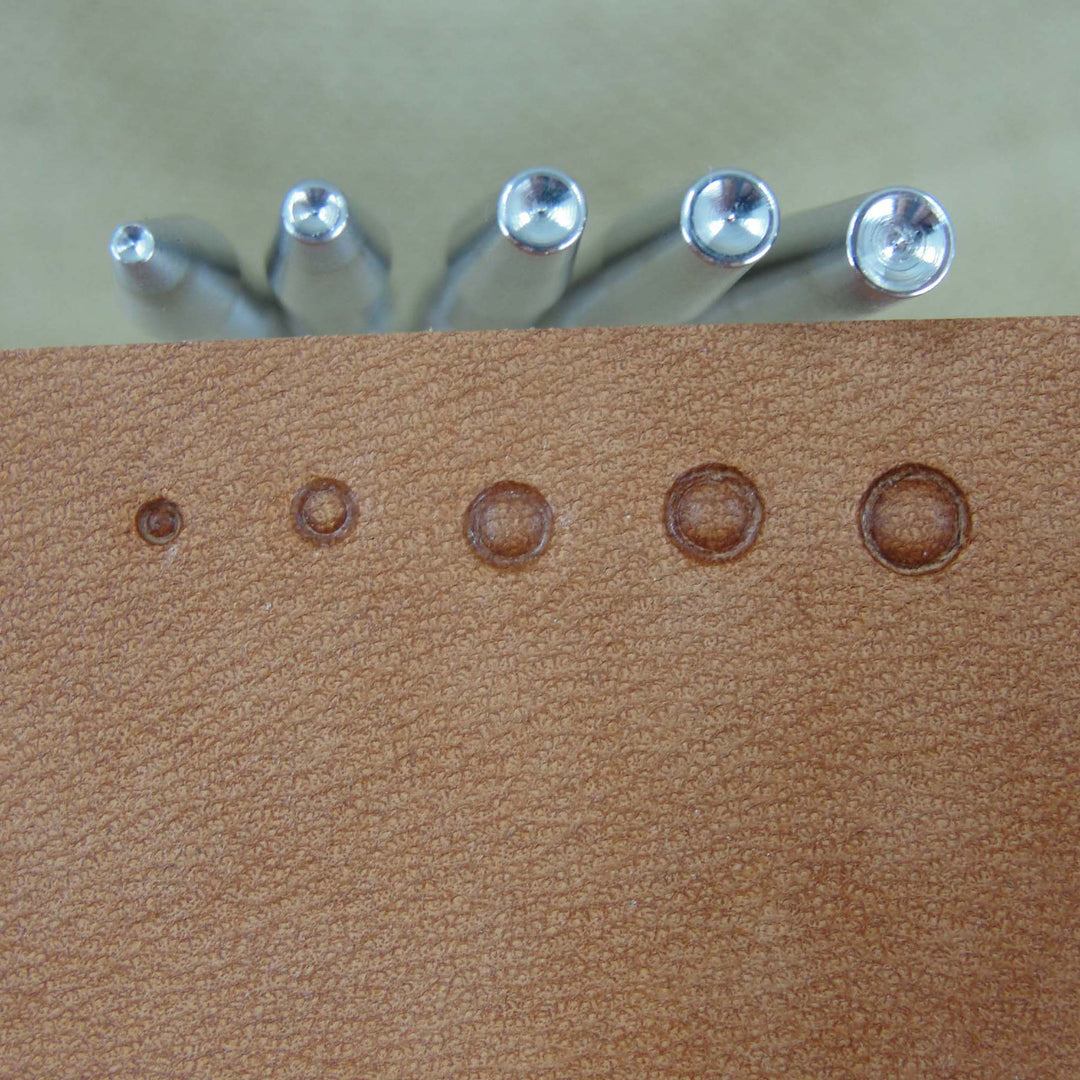 Set of 5 Seeder Stamping Tools - Stainless Steel | Pro Leather Carvers