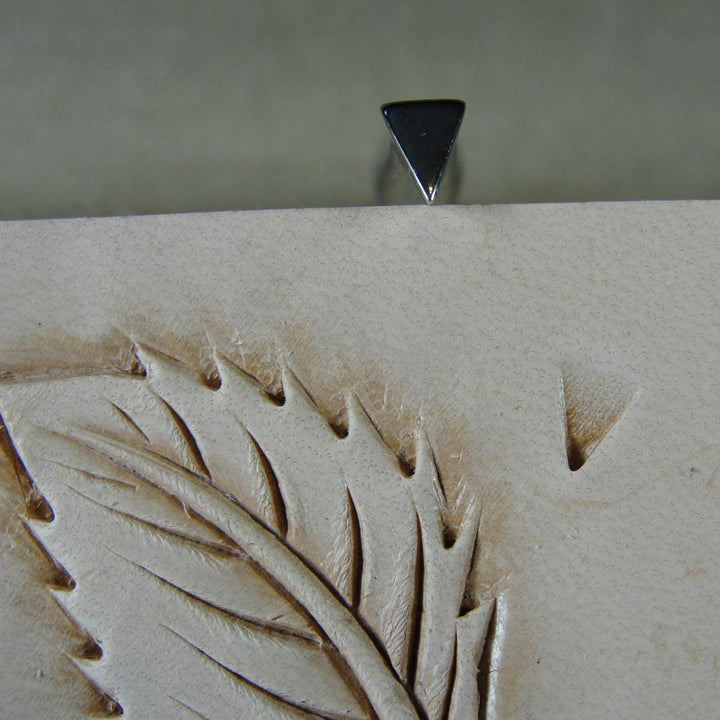 Smooth Triangle Beveler Leather Stamp - King | Pro Leather Carvers