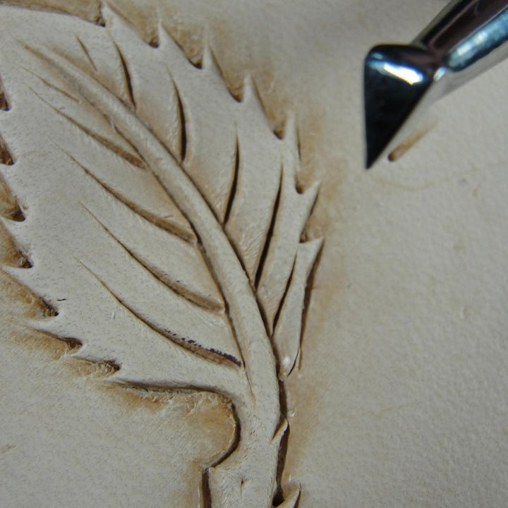 Smooth Triangle Beveler Leather Stamp - King | Pro Leather Carvers