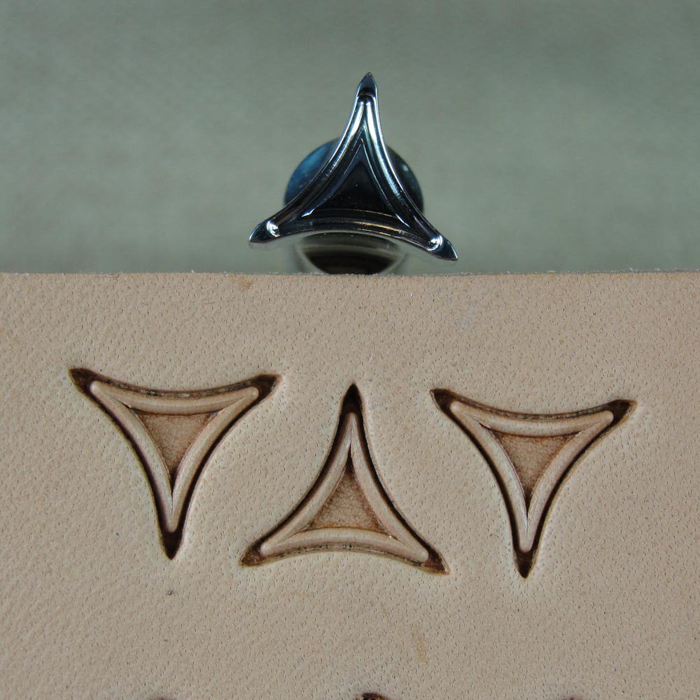 Solid Tri w/ Border Leather Stamp - Barry King | Pro Leather Carvers