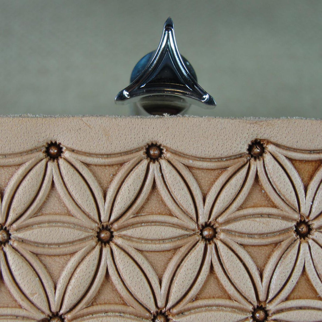 Solid Tri w/ Border Leather Stamp - Barry King | Pro Leather Carvers