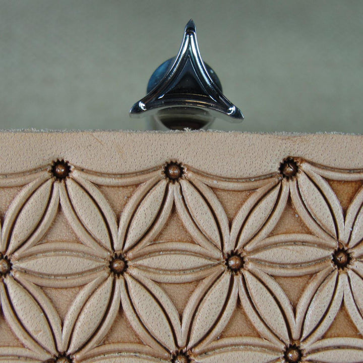 Solid Tri w/ Border Leather Stamp - Barry King | Pro Leather Carvers