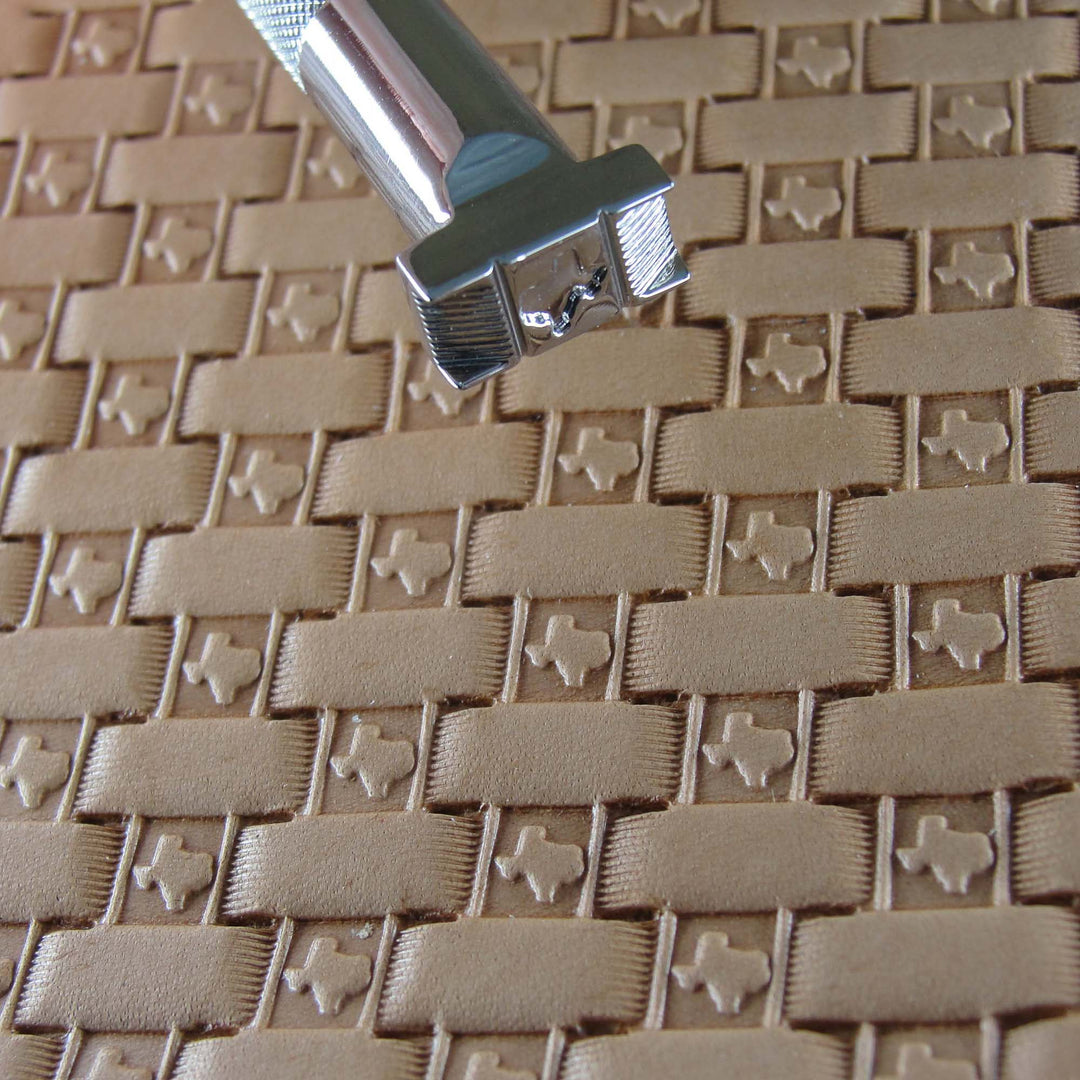 Texas Basket Weave Leather Stamp - Barry King | Pro Leather Carvers