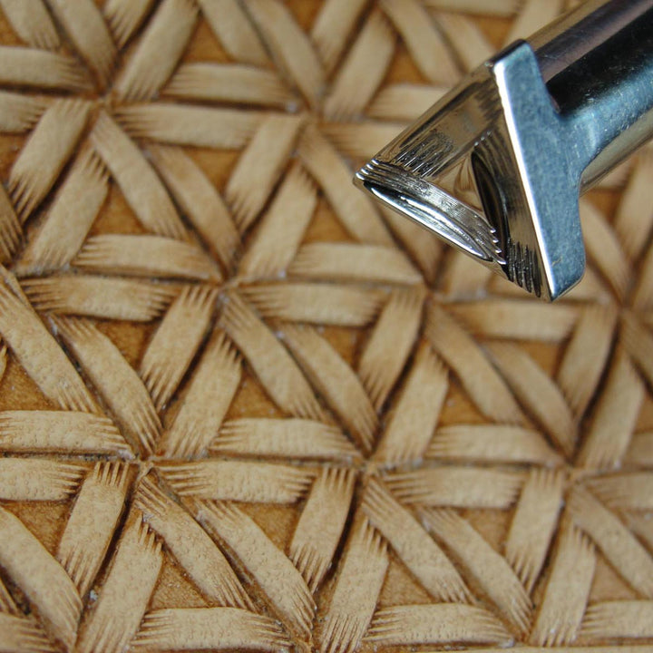 Tri Braid Geometric Leather Stamp - Barry King | Pro Leather Carvers