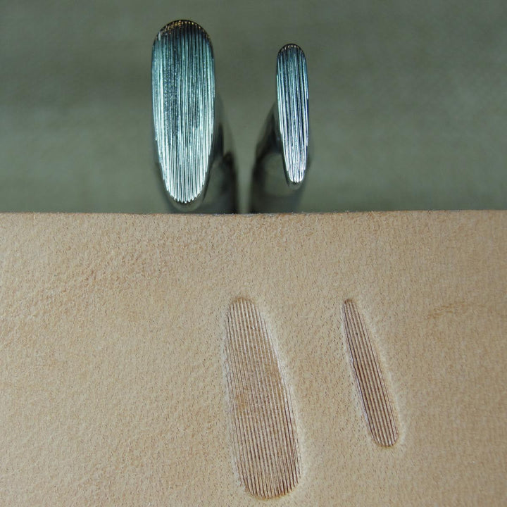 Vertical Thumb Print Leather Stamps - Barry King | Pro Leather Carvers