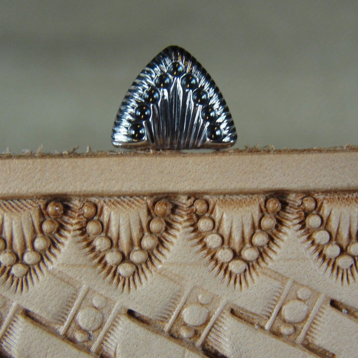 Wishbone Border Leather Stamp - Barry King Tools | Pro Leather Carvers