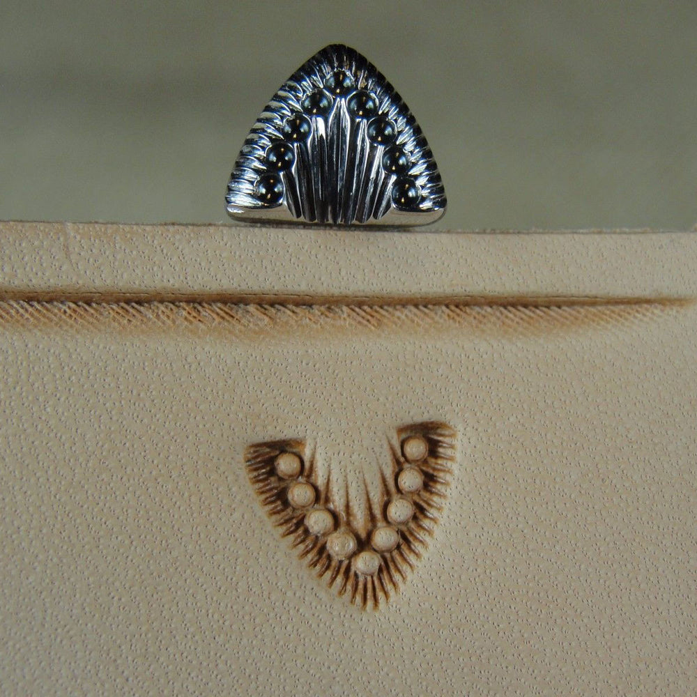 Wishbone Border Leather Stamp - Barry King Tools | Pro Leather Carvers