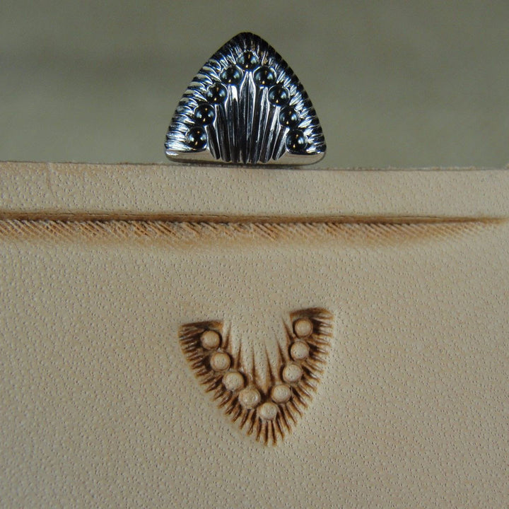 Wishbone Border Leather Stamp - Barry King Tools | Pro Leather Carvers
