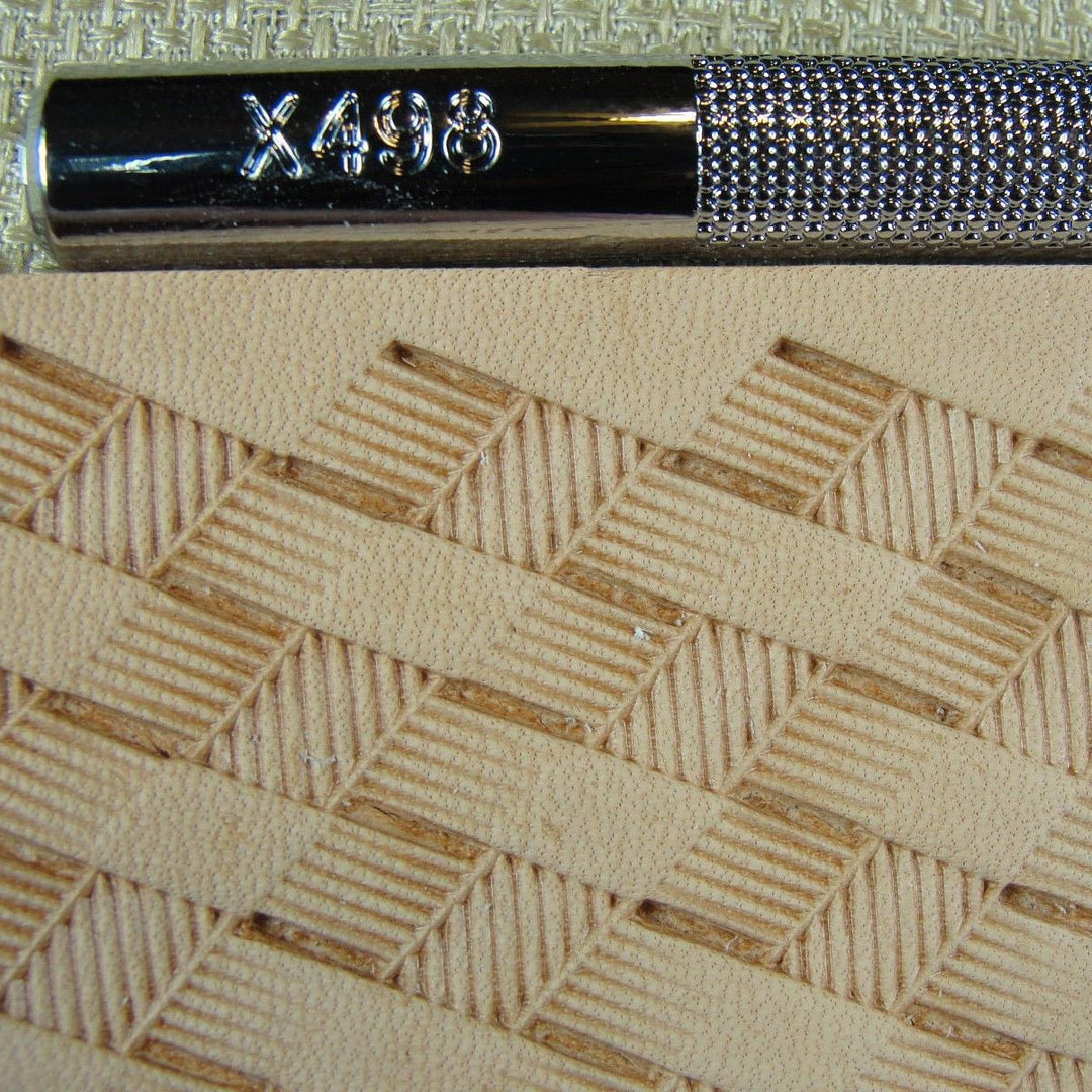 X498 Basket Weave Leather Stamp | Pro Leather Carvers