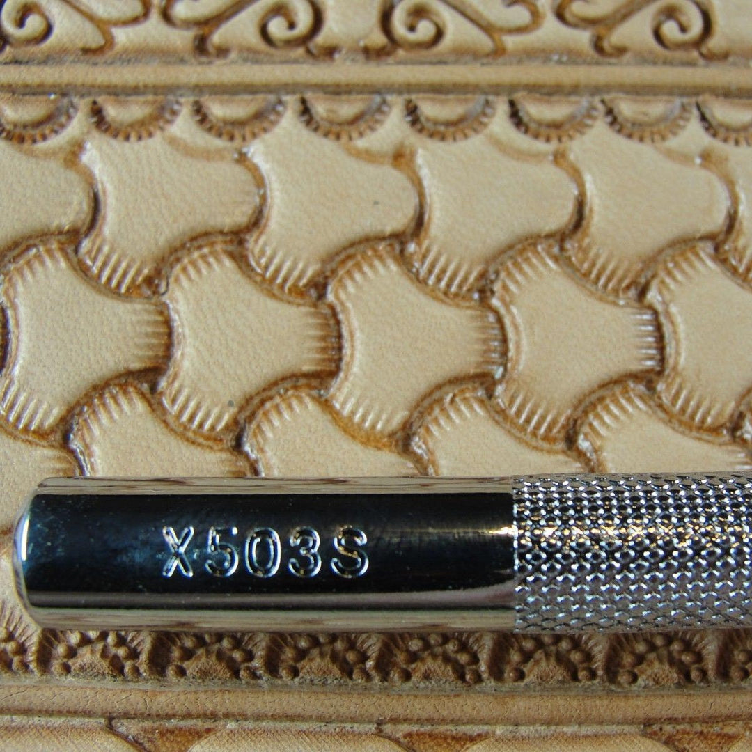 X503S Large Tri-Weave Leather Stamp | Pro Leather Carvers