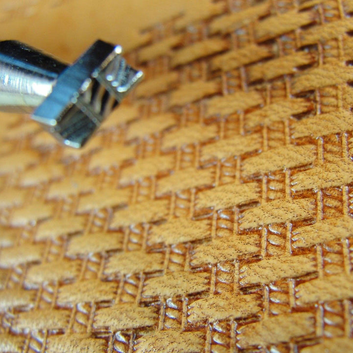 X812 Extra Small Rope Basket Weave Leather Stamp | Pro Leather Carvers