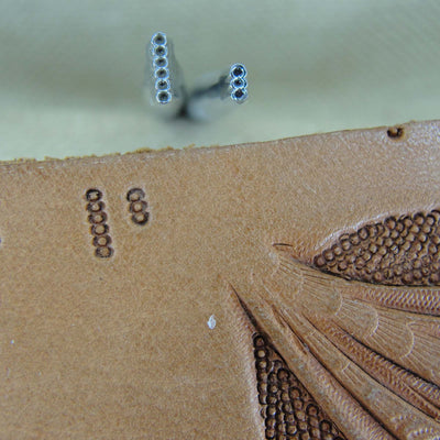Vintage Craftool Co. 101 Bar Grounder Stamp Set | Pro Leather Carvers
