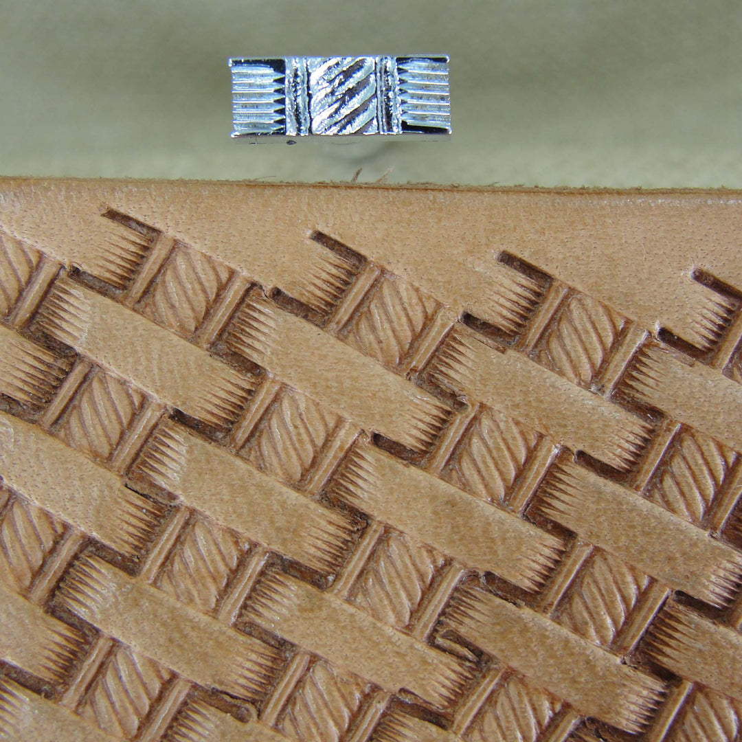 Vintage Craftool Co. #501 Basket Weave Stamp | Pro Leather Carvers