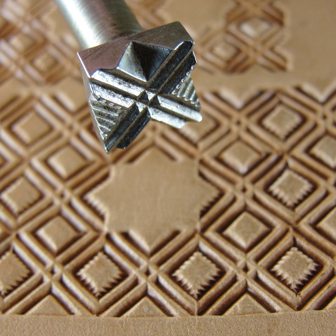 Vintage Craftool Co. #539 Geometric Stamp | Pro Leather Carvers