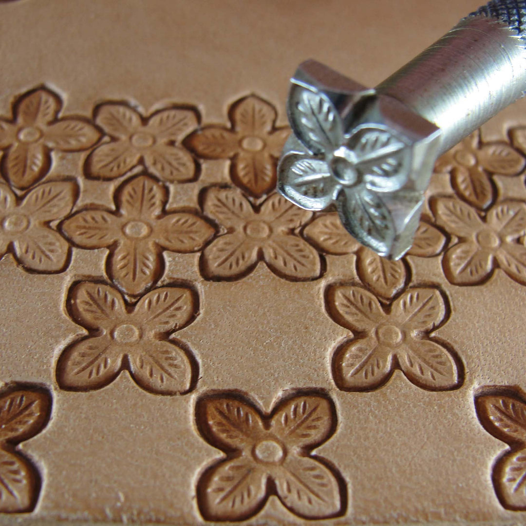 Vintage Craftool Co. #550 Flower Geometric Stamp | Pro Leather Carvers