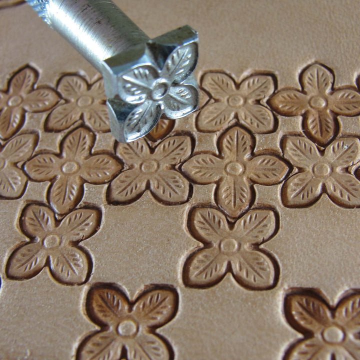 Vintage Craftool Co. #550 Flower Geometric Stamp | Pro Leather Carvers