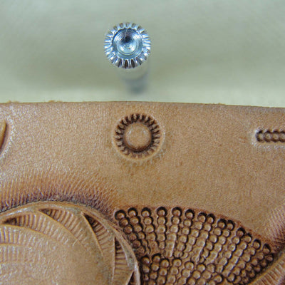 Vintage Craftool Co. #717 Lined Seeder Stamp | Pro Leather Carvers