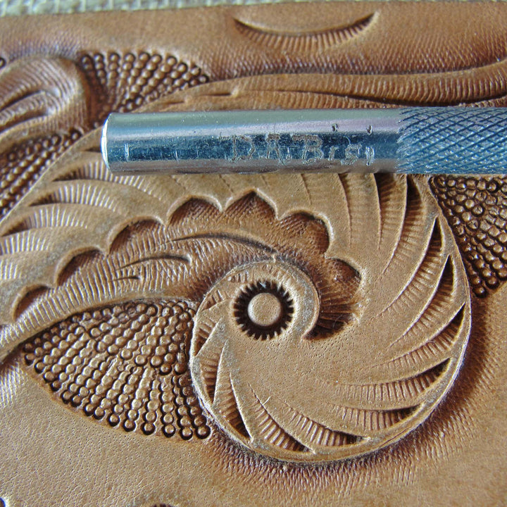 Vintage Craftool Co. #717 Lined Seeder Stamp | Pro Leather Carvers