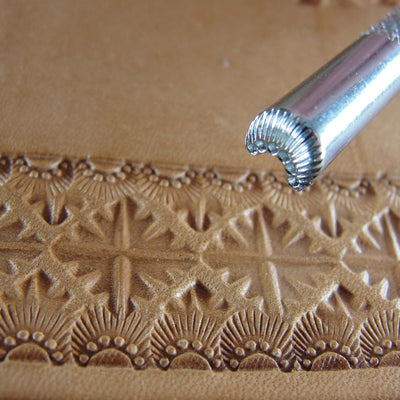 Vintage Leather Tool #309 6-Seed Border Stamp | Pro Leather Carvers