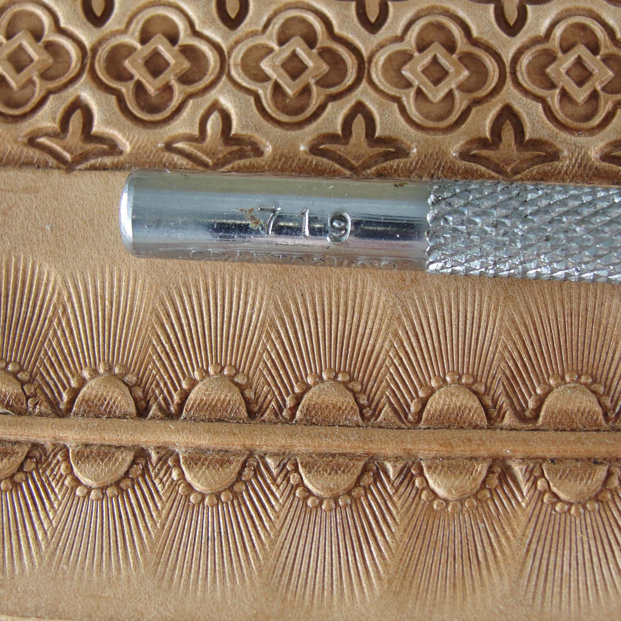 Vintage Craftool Co. #719 9-Seed Border Stamp | Pro Leather