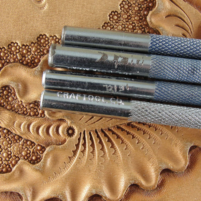 Vintage Craftool Co - Small Camouflage Stamp Set | Pro Leather Carvers