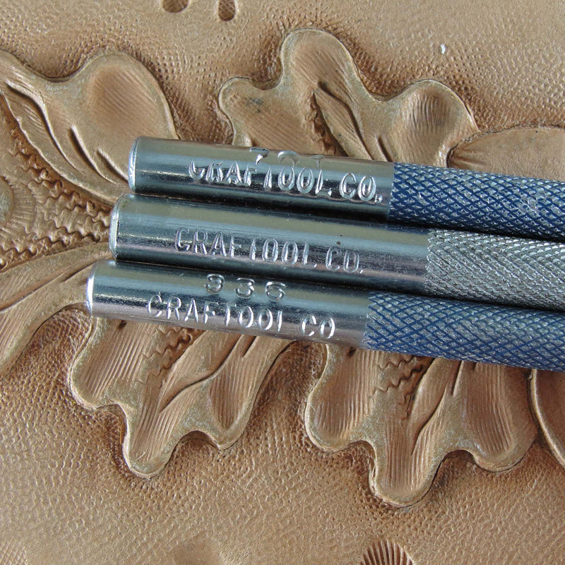 Vintage Craftool Co - Checkered Beveler Stamps | Pro Leather Carvers