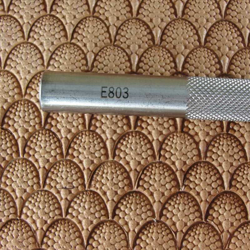 Dragon Scale Geometric Stamp - Stainless Steel | Pro Leather Carvers