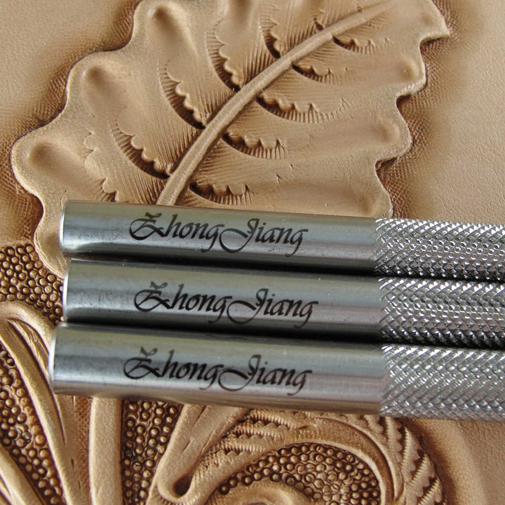 Small Smooth Thumb Print Set - Stainless Steel | Pro Leather Carvers