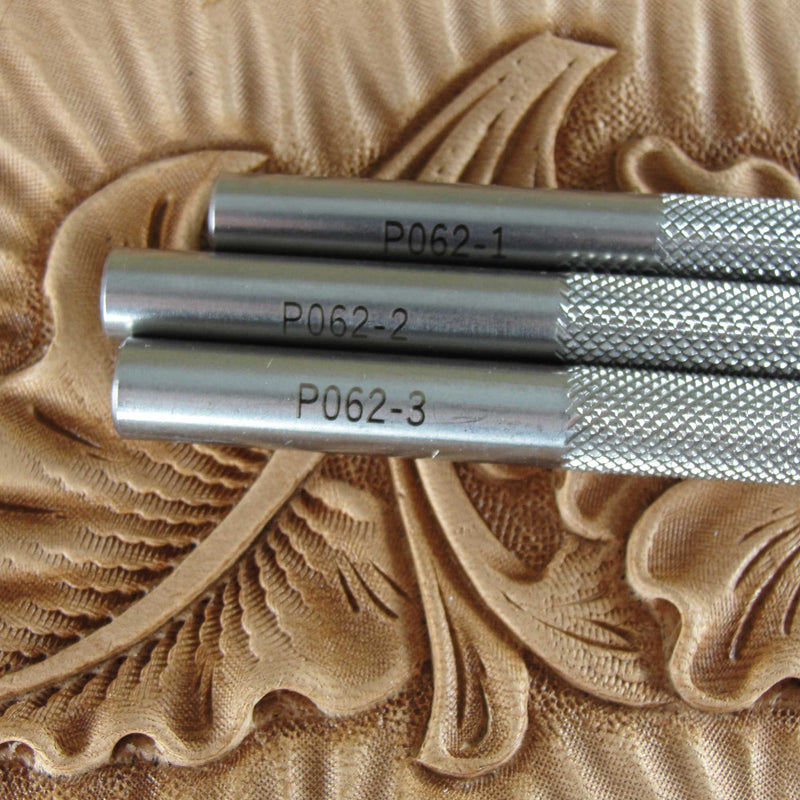 Small Checkered Thumb Print Set, Stainless Steel | Pro Leather Carvers