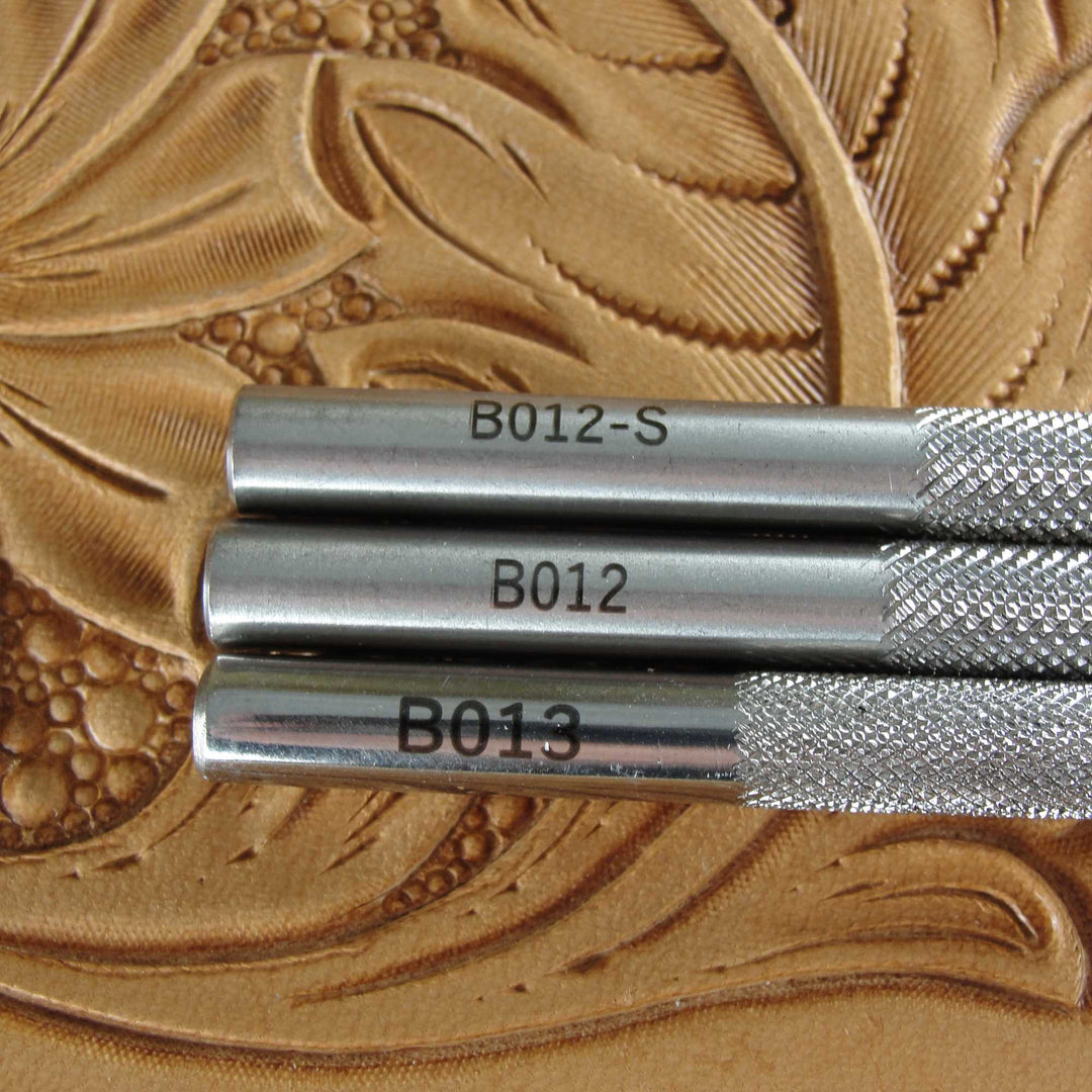 Smooth Steep Angle Beveler Stamp Set, Barry King Leather Stamping Tools