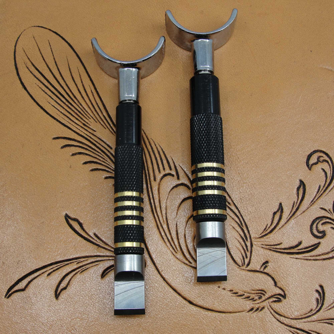 Pro Adjustable Swivel Knife Carving Tool | Pro Leather Carvers Black / Medium