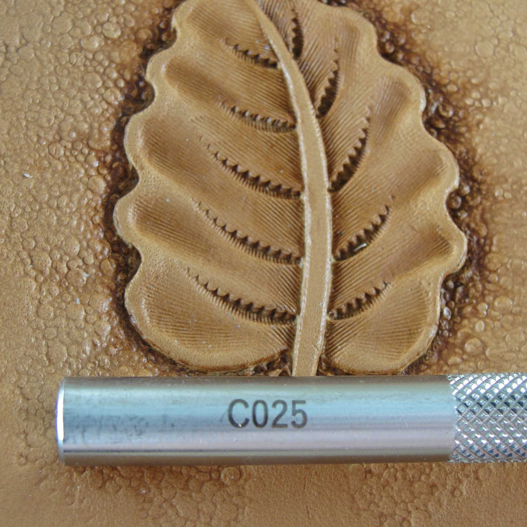 Fine Leaf Liner Stamp, Leather Stamping Tool, Stainless Steel