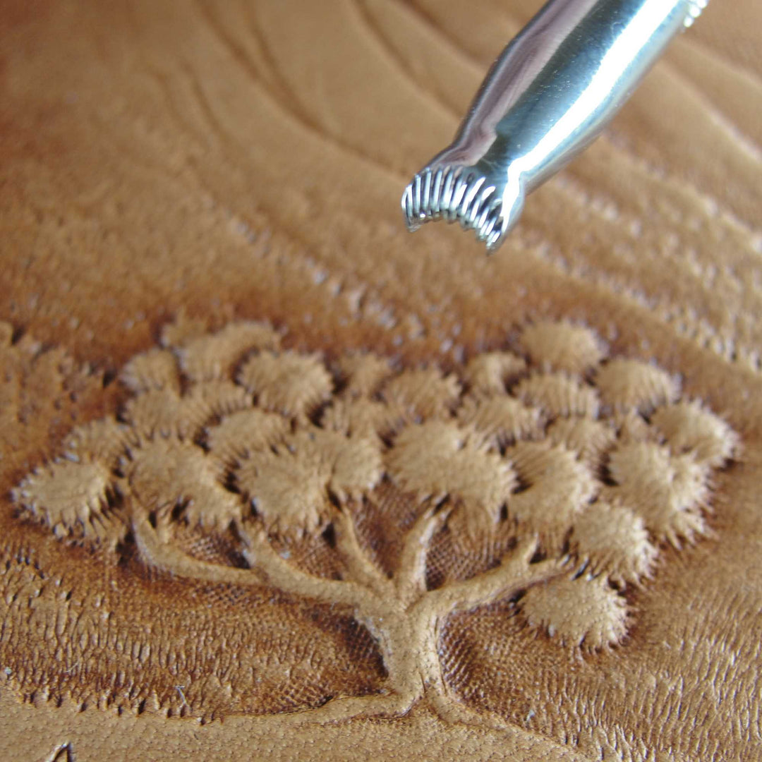 Grasses & Bushes Pictorial Stamp, Barry King Leather Stamping Tool