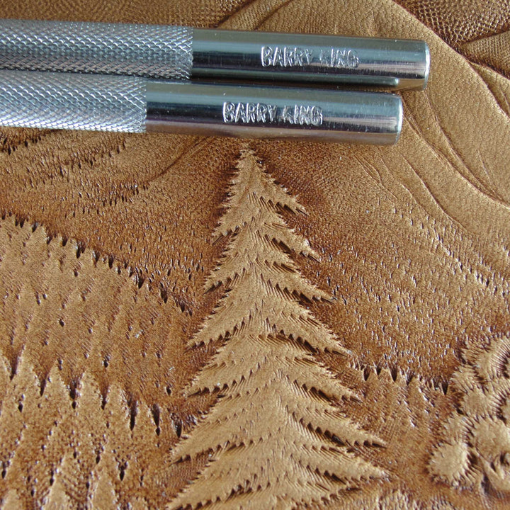 Fine Pine Tree Pictorial Set, Barry King Leather Stamping Tools