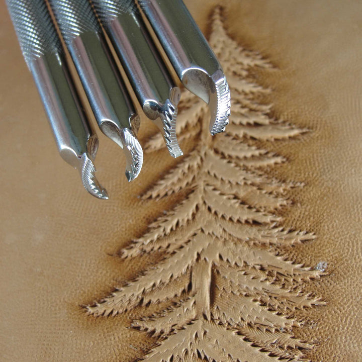 Pine Tree Pictorial Set, Barry King Leather Stamping Tools