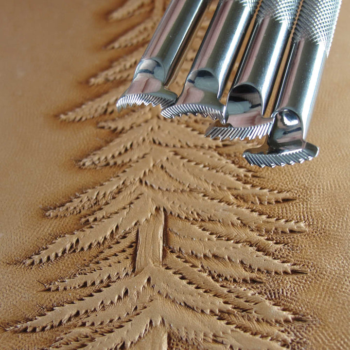 Pine Tree Pictorial Set, Barry King Leather Stamping Tools