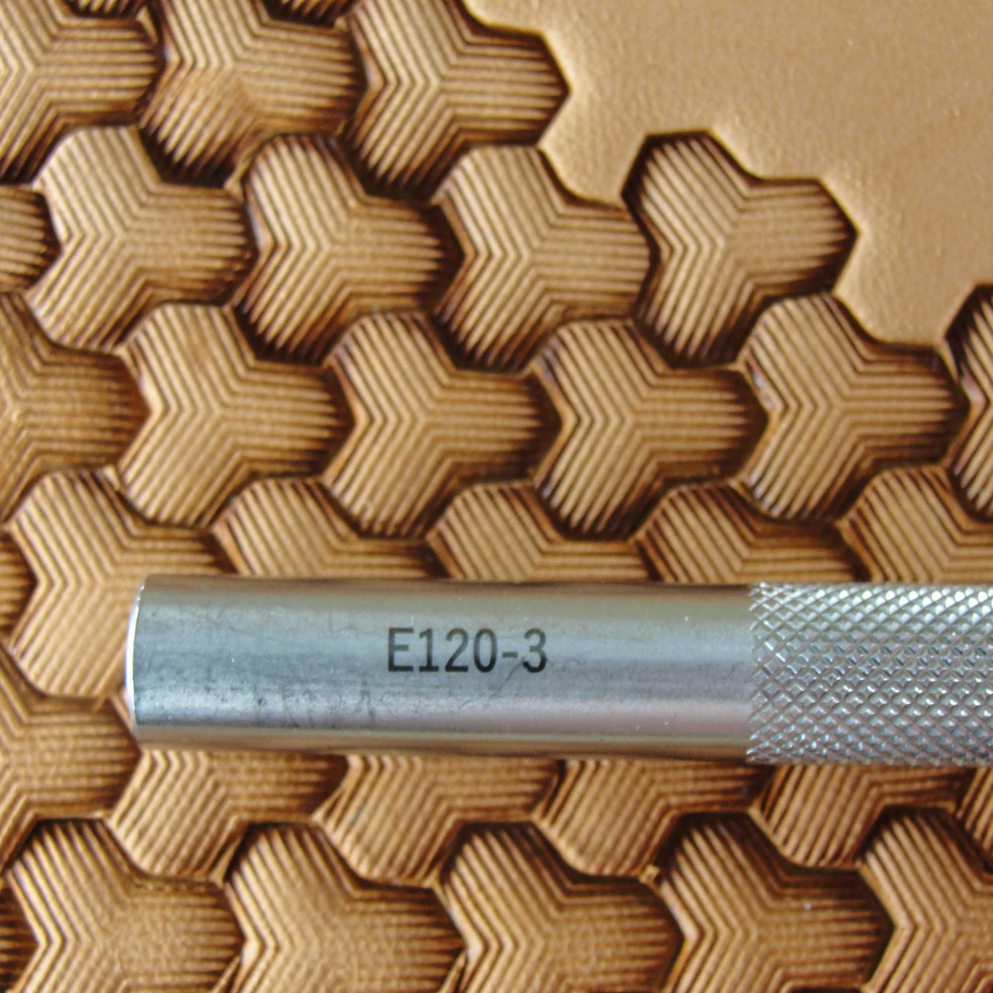 Lined Tri-Weave Geometric Stamp, Stainless Steel | Pro