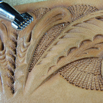 A101 6-Seed Bar Grounder Background Leather Tool | Pro Leather Carvers
