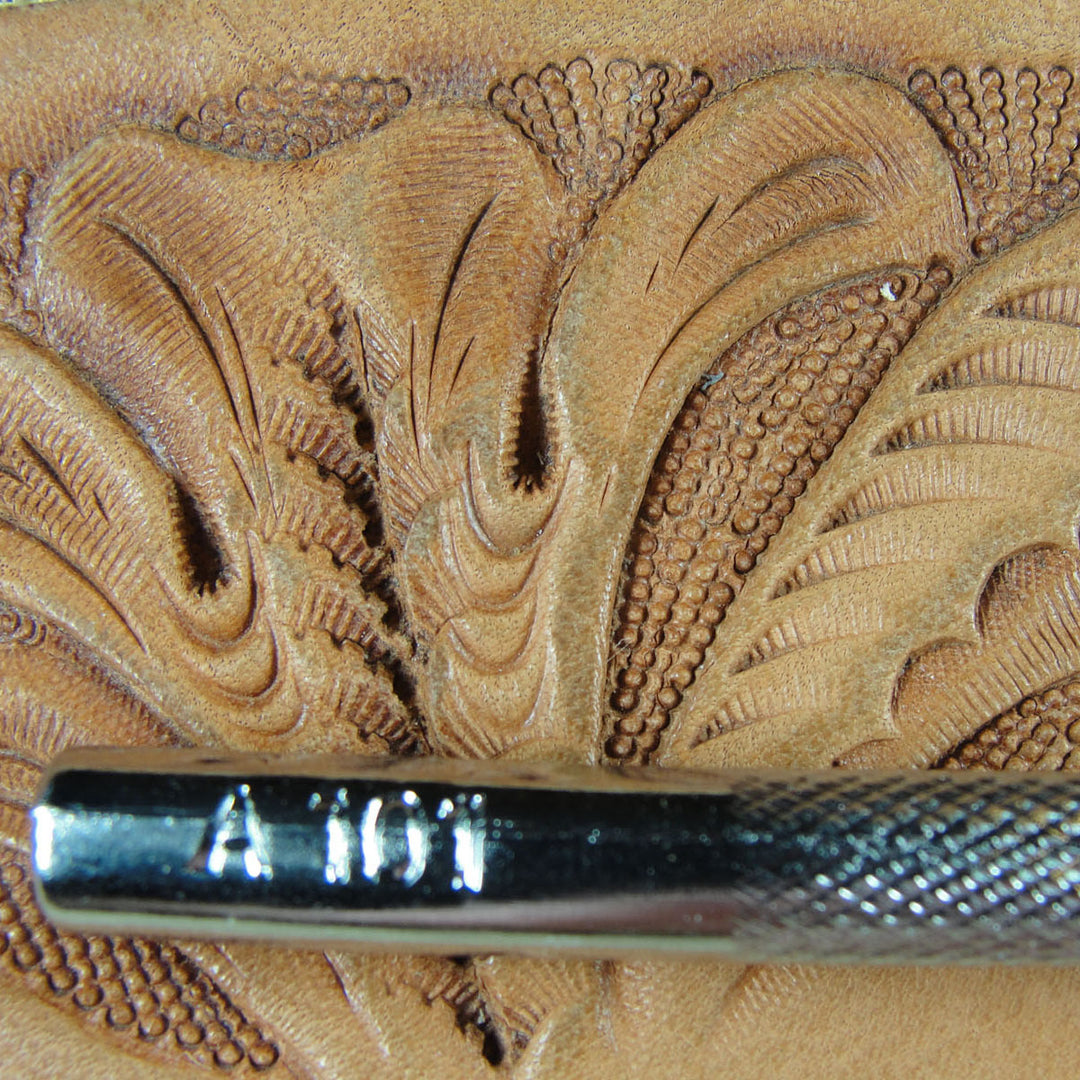 A101 6-Seed Bar Grounder Background Leather Tool | Pro Leather Carvers