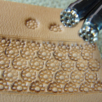 A102/A102-1/2 Round Background Leather Stamp Set | Pro Leather Carvers