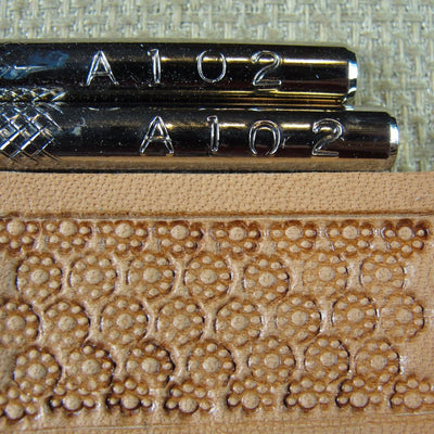 A102/A102-1/2 Round Background Leather Stamp Set | Pro Leather Carvers