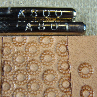 A800/A801 Round Background Leather Stamp Set | Pro Leather Carvers