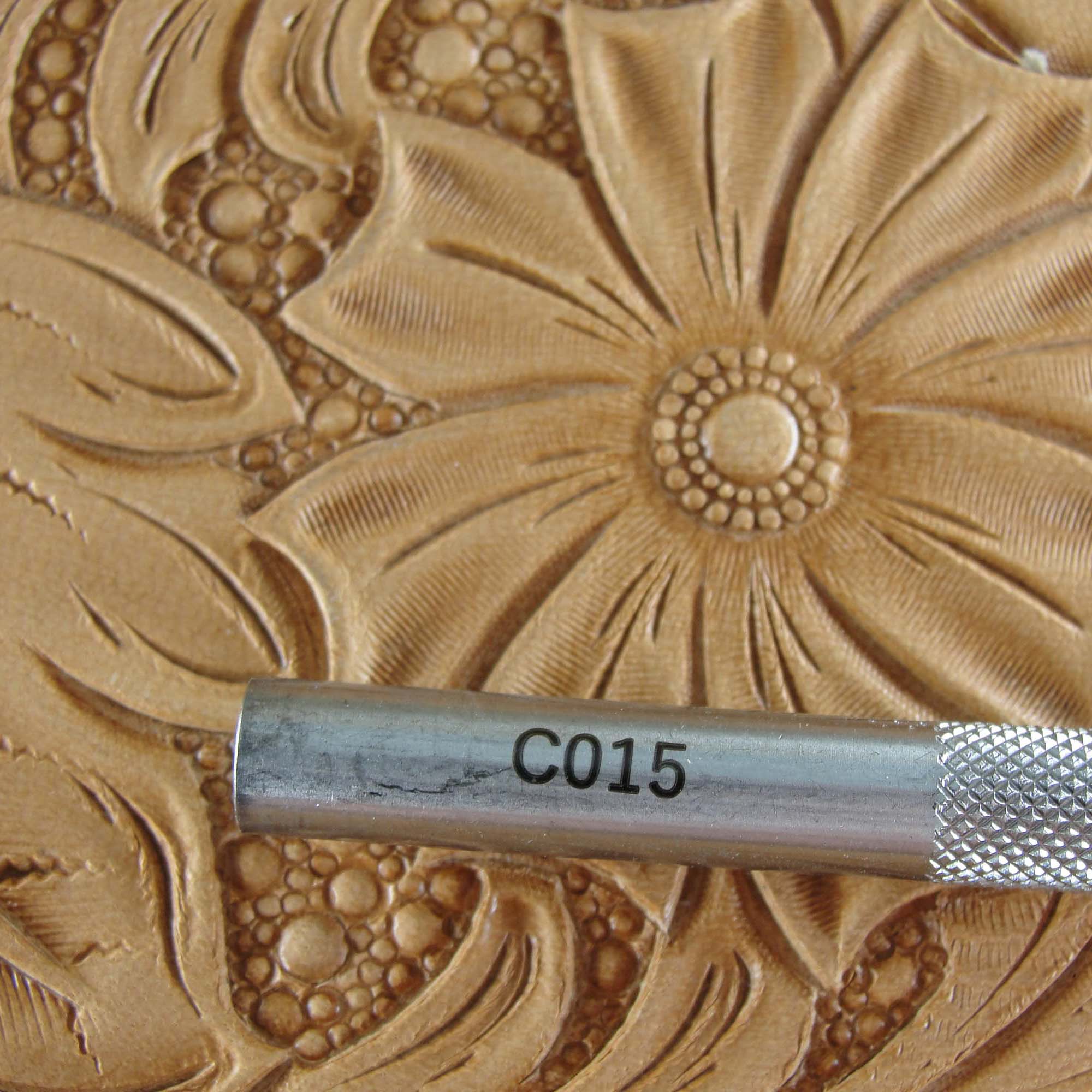 Center Shader Stamping Tool - Stainless Steel | Pro Leather