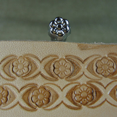 D617 Small Flower Leather Stamping Tool | Pro Leather Carvers