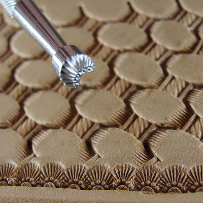 Vintage Craftool Co. #312 5-Seed Border Stamp | Pro Leather Carvers